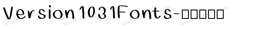 Version 1031Fonts字体转换